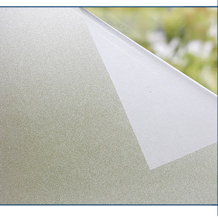 No Glue Self-adhesive Privacy Frosted Window 3D Flower Pattern Static Cling Decorative Film