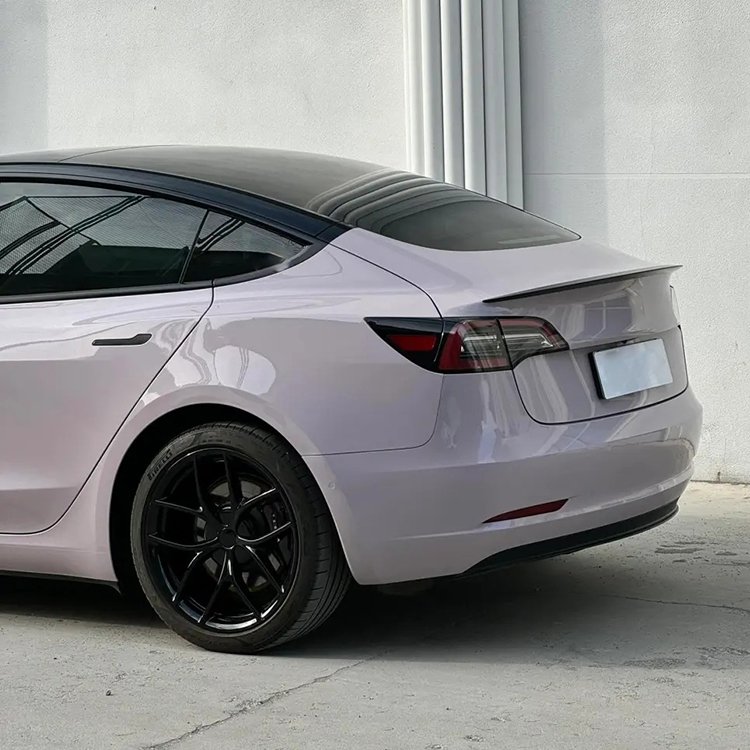 1.52*18m Mist Grey Purple Premium Self-Adhesive PET Liner PVC Color Change Automotive Wrapping Film Vinyl Wrap Gloss Body