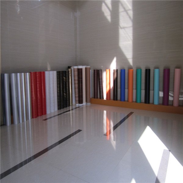 high gloss sparkle solid color PVC decorative film for 1mm PVC sheet lamination