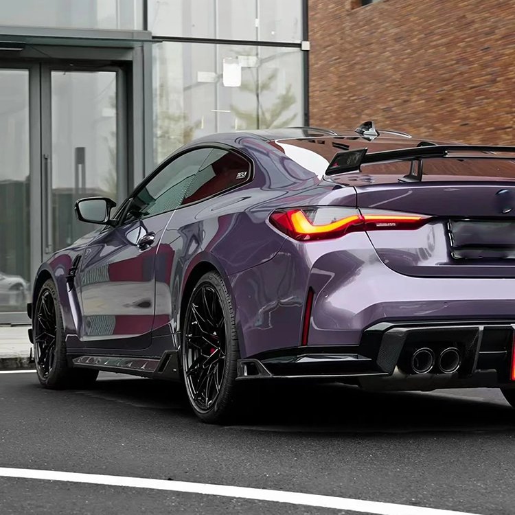 Super Glossy PET Midsummer Purple PVC Wrap Glossy Wrapping Car Wrap Vinyl Film Body Position Roll Shape Paint Protection