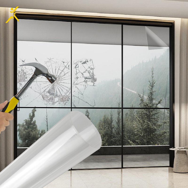 12 mil Protective Safety Window Glass Film for Bank Protection Explosion Proof Glass Transparent Film Window Tint Film