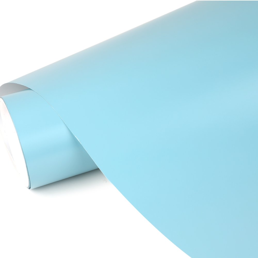 Factory Direct Matte Sea Breeze Blue Car Body Color Change Film Matte Blue Vinyl Decorative Wrap Overlay Film