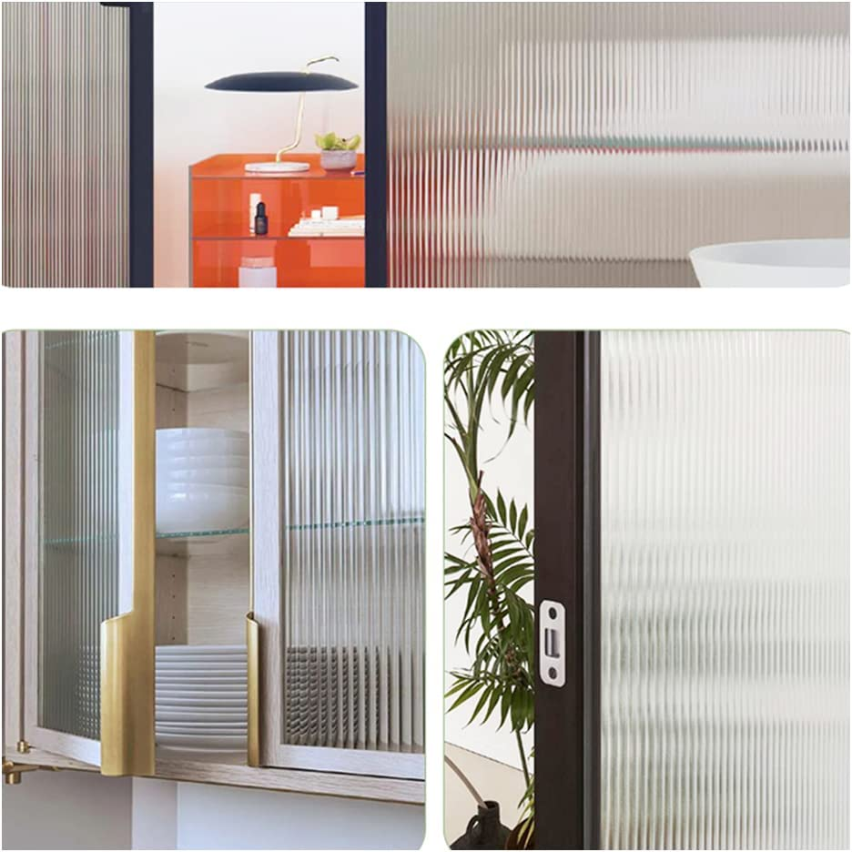 High Quality 3D Reeded Glass Film Self Adhesive Decorative Window Film