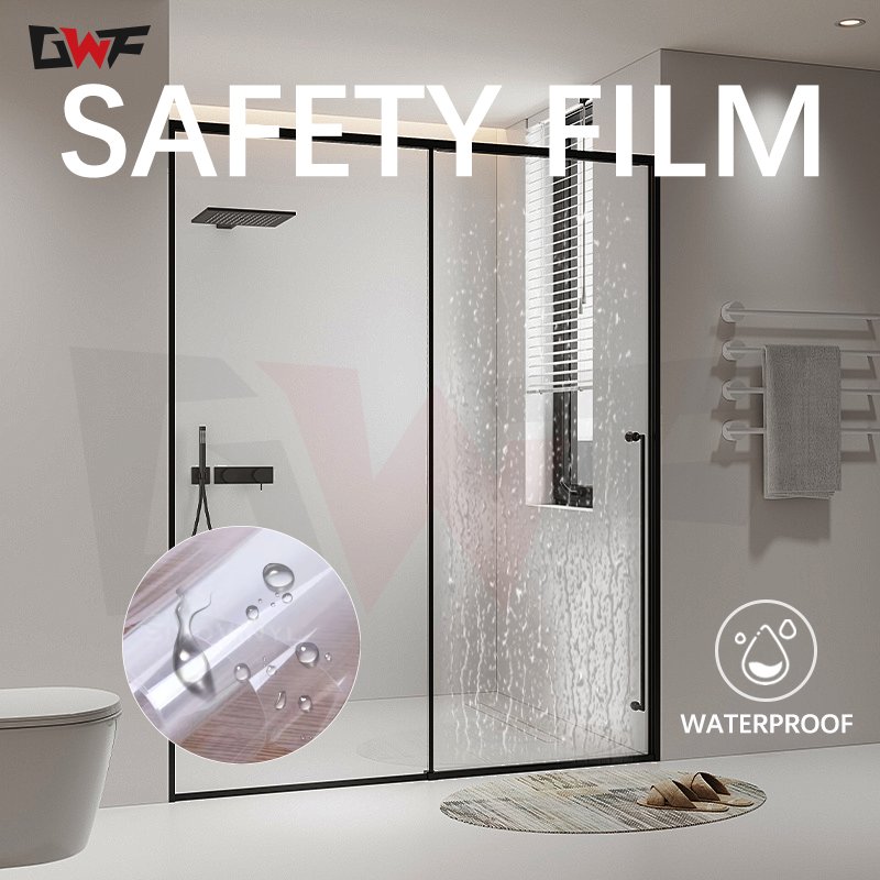tint window film safety 12mil 8 mil 4mil clear transparent safety film car windshield building home security window film