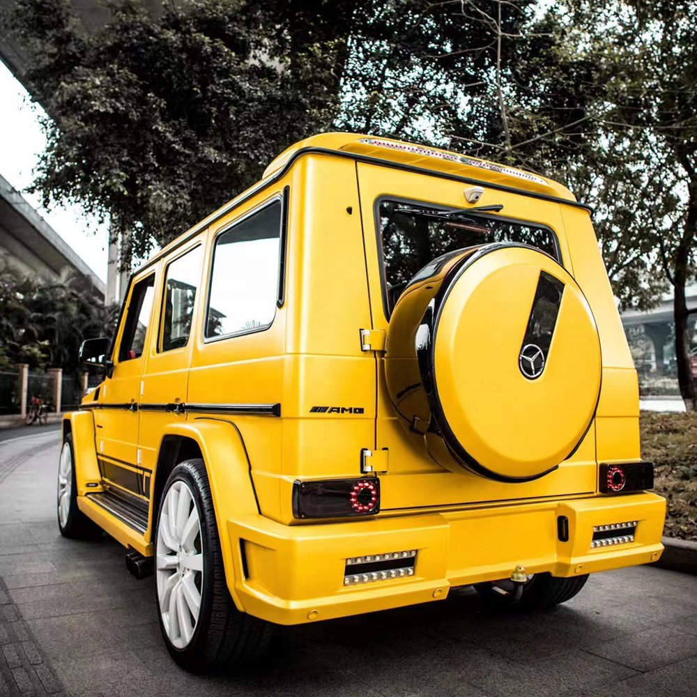 WRAPMASTER 1.52*17m Yellow Satin Metallic Car Body Exterior Decoration Auto Car Vinyl Wrap