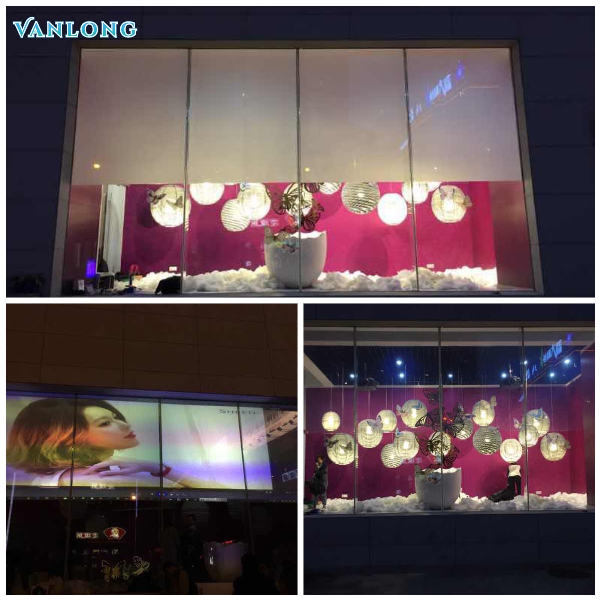 self adhesive PDLC switchable privacy smart glass film