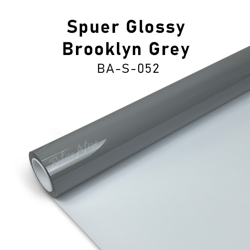 Crystal Car Vinyl Wrap Sticker Self-Healing PET MaterialFull Body Auto Color Changing Film Anti-Scratch UV Proof Brooklyn Grey