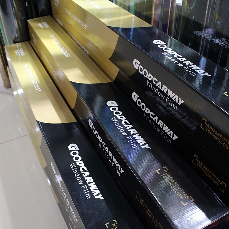 High Clear Vision Silver foil Tinted Titanium Solar Insulfilm Building Window Reflection Film