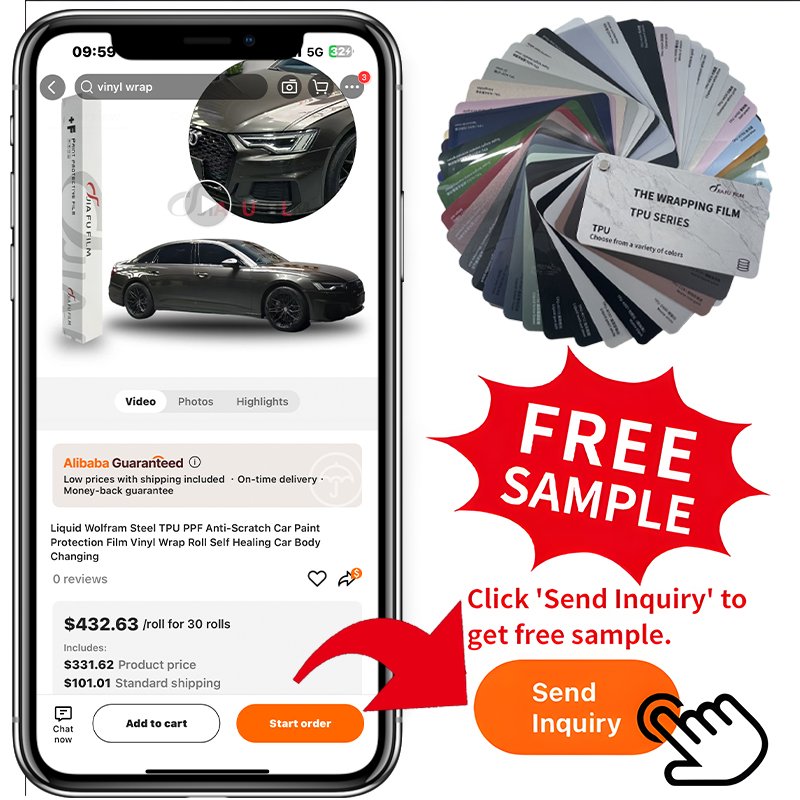high quality as llumar glossy ceramic white anti-yellowing anti-scratch color changing car vinyl wrapping film
