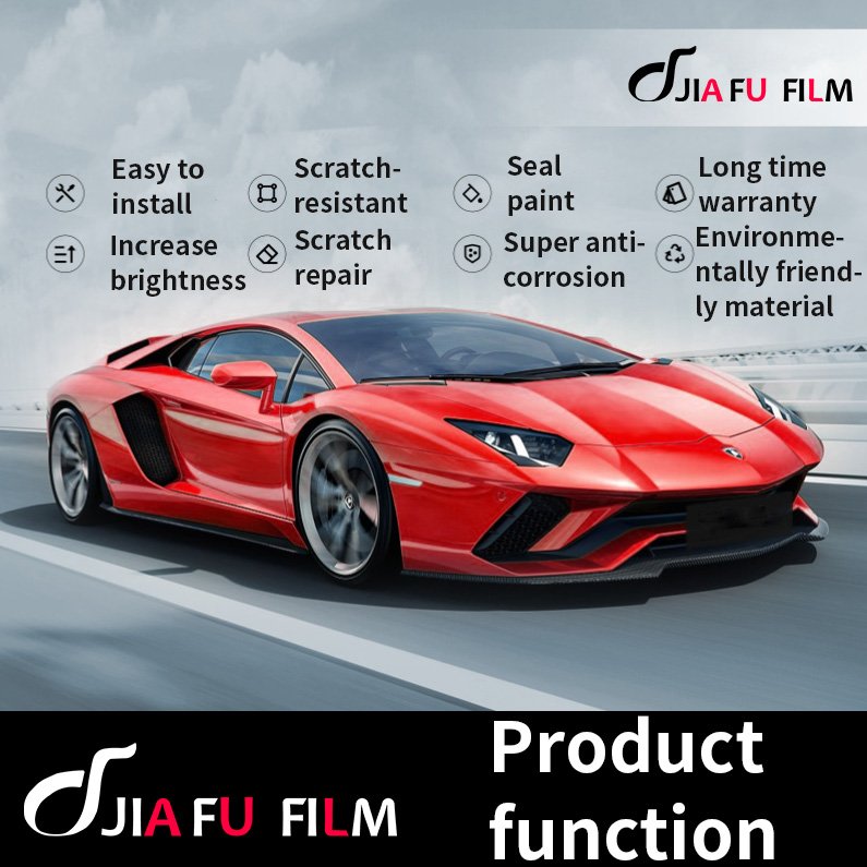 high quality as llumar glossy ceramic white anti-yellowing anti-scratch color changing car vinyl wrapping film