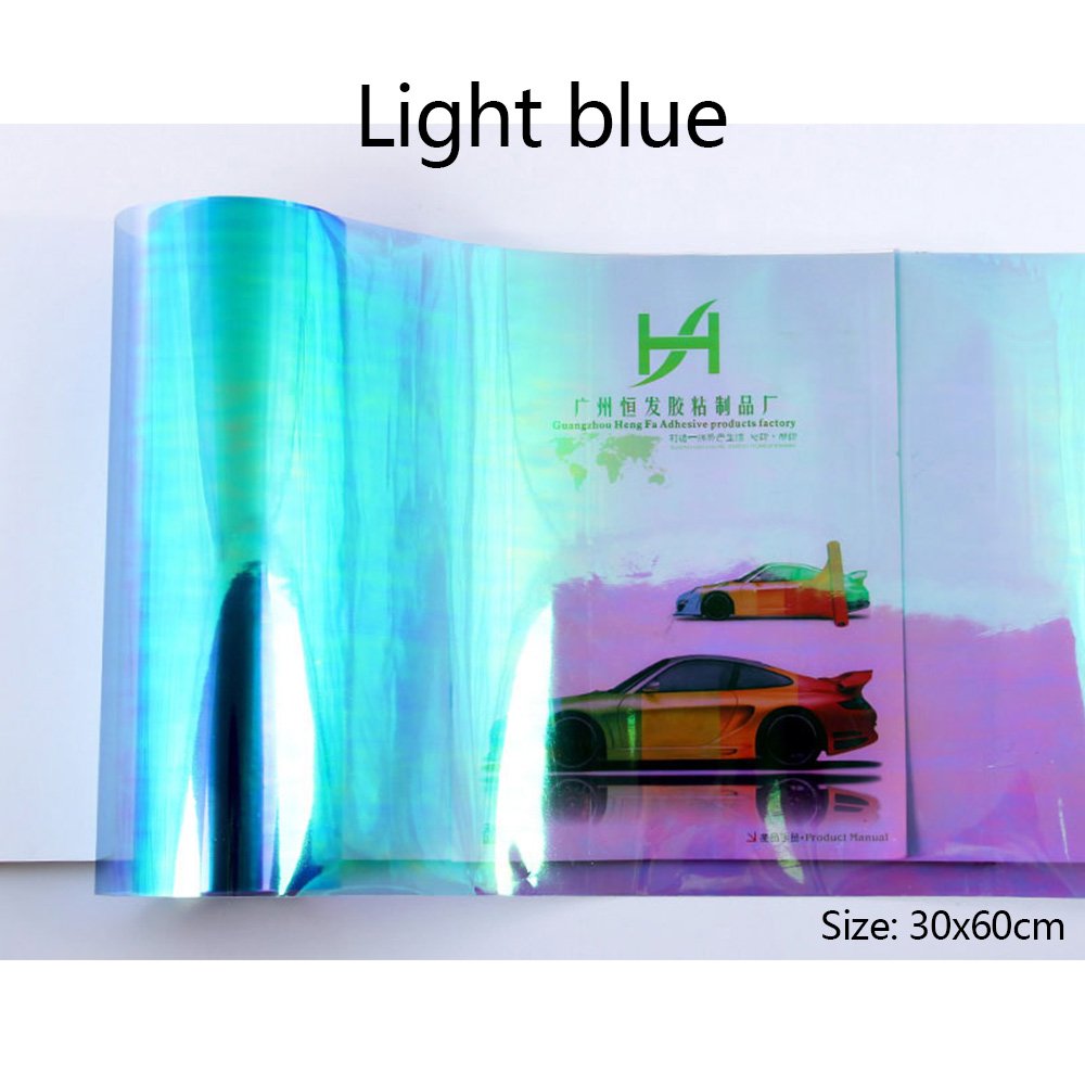 SCHANLEY 30cm*2m Car Decoration Headlight and Taillights Film Light Tint Film Car Wrap Vinyl Lamp Film