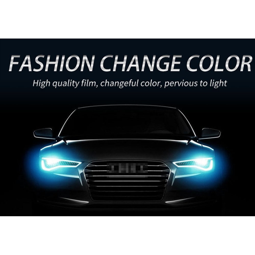 SCHANLEY 30CM*10M Car Decoration Headlight and Taillights Film Light Tint Film Car Wrap Vinyl Lamp Film