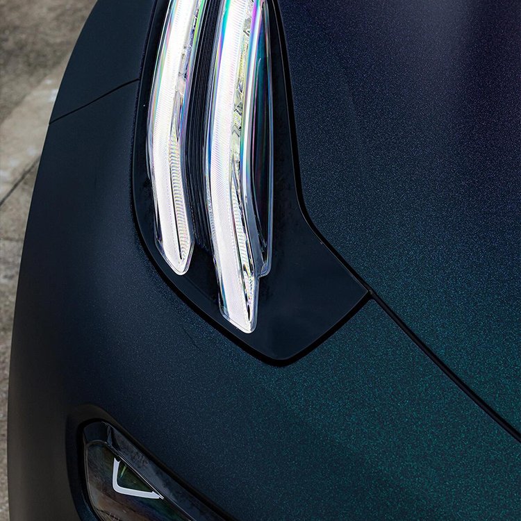 Matte Diamond Black Green auto vehicle color-changing car wrap vinyl car wrap film car decal stickers