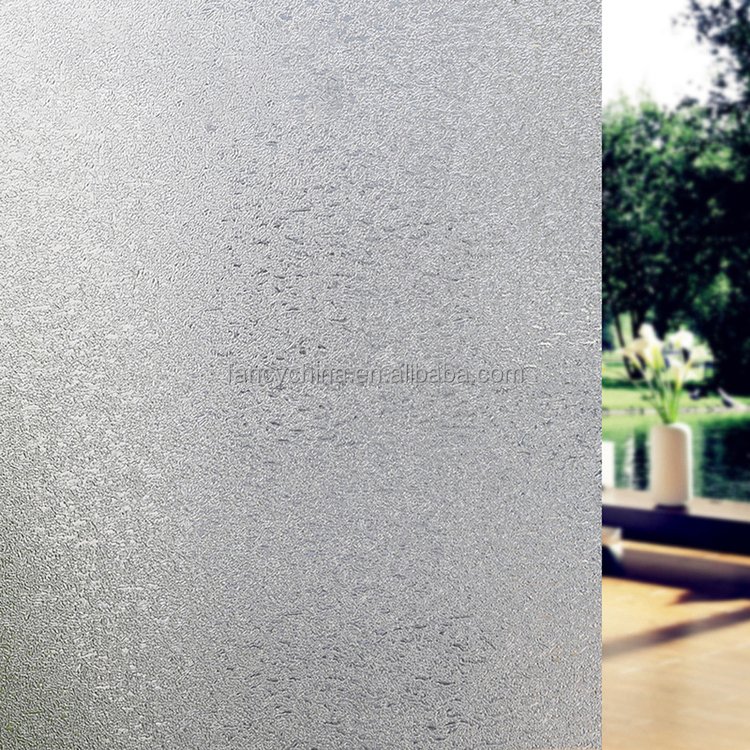 blurry Cracked Glass Static Decorative Privacy Window film