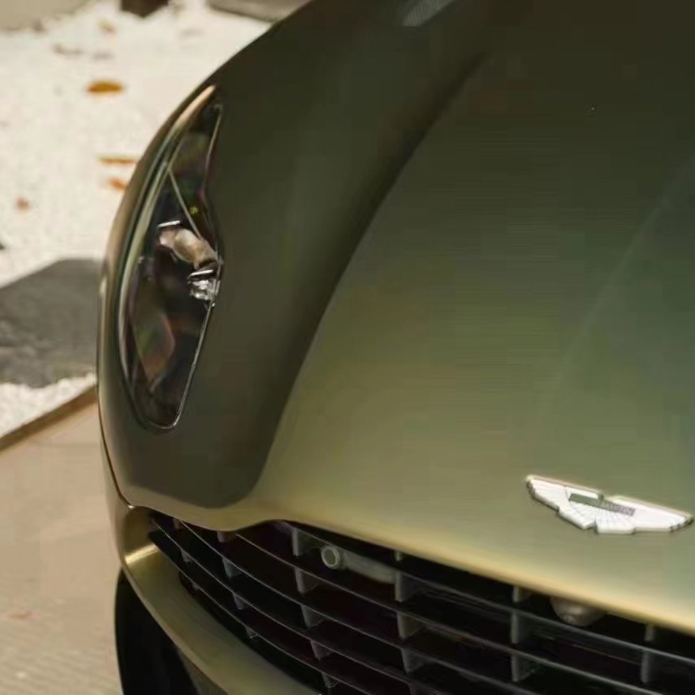 WRAPMASTER 1.52*18m PET Liner Ultra Matte Metallic Lightning Green Vinyl Wrap For Cars Vinyl Sticker Vehicle Vinyl Wrap