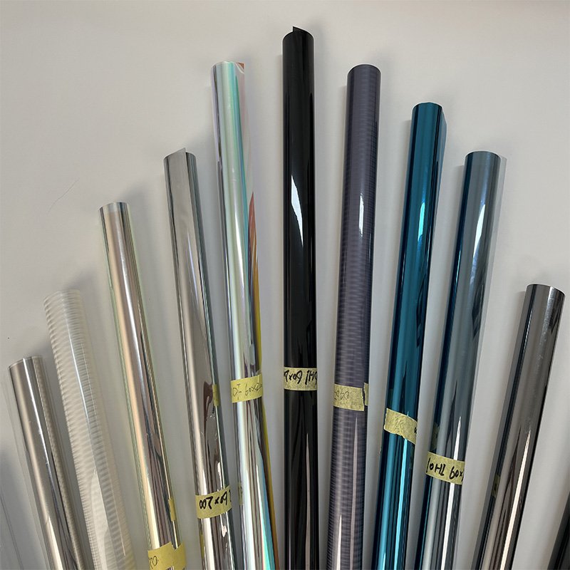 Low Price Self Adhesive One Way Black Tint Residential Tinting Solar Insulation Building Glass Film For Windows