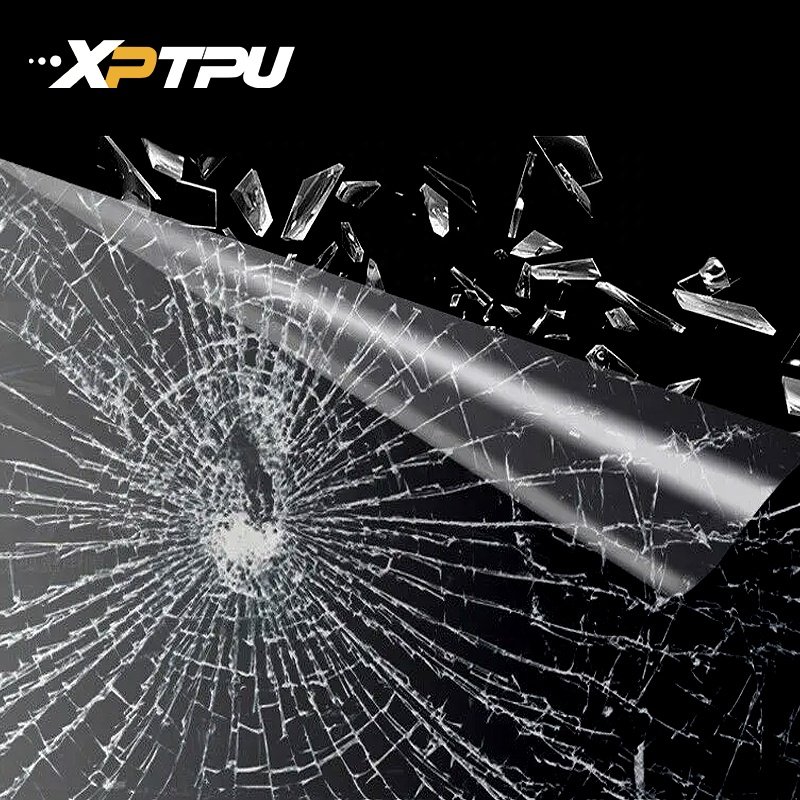 Safety Protection 8mil 12mil 24mil Transparent Car Tint Film Security Series Window Film