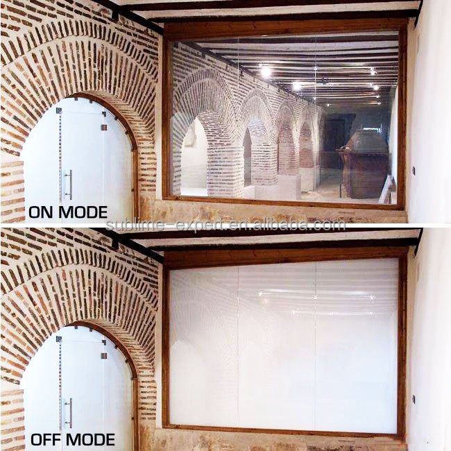 High-end Switchable Electric PDLC Glass film privacy electric film glass for Windows and Doors pelcula inteligente pdlc film
