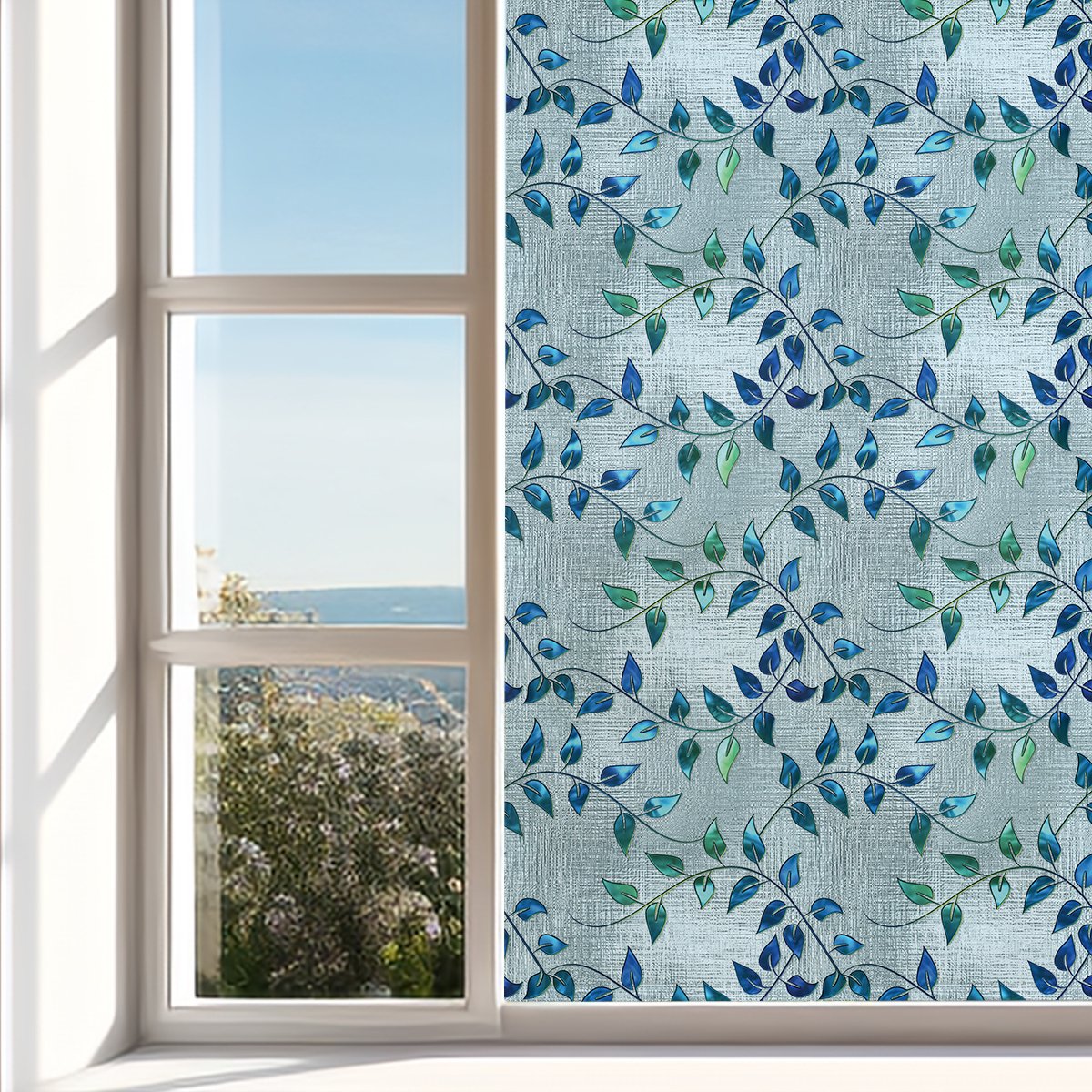 Stained Glass Film Stained Glass Printing Adhesive Sticker Stained Glass Decorative Self Adhesive Window Film