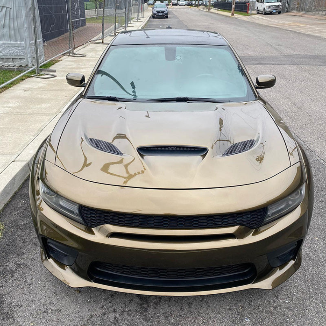 Glossy Metallic Midnight Gold Vinyl Wrap car wrap vinyl color OEM Factory price decorative films color-changing car tpu film
