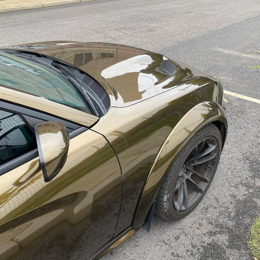 Glossy Metallic Midnight Gold Vinyl Wrap car wrap vinyl color OEM Factory price decorative films color-changing car tpu film