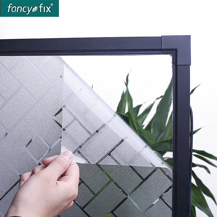 17.5''X78.7'' Static Frosted Home Glass Privacy Window Decoration Film For Home Glass Privacy