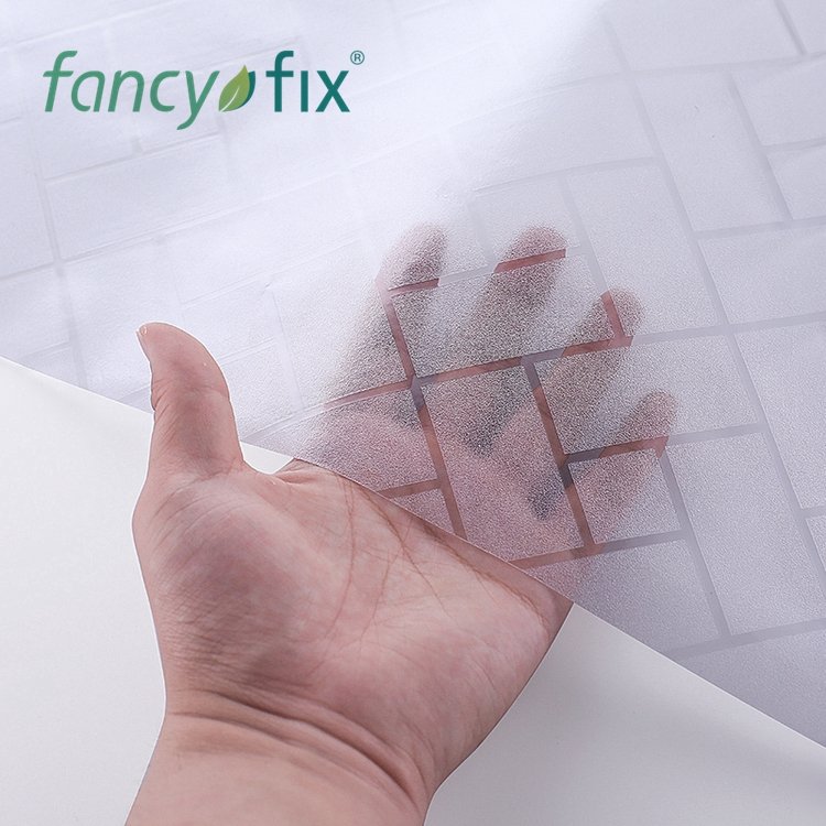 17.5''X78.7'' Static Frosted Home Glass Privacy Window Decoration Film For Home Glass Privacy