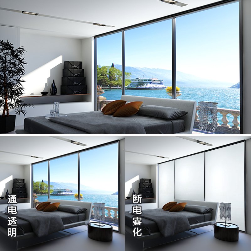 Filmbase Super Clear Smart Glass Film Switchable Privacy Glass Film