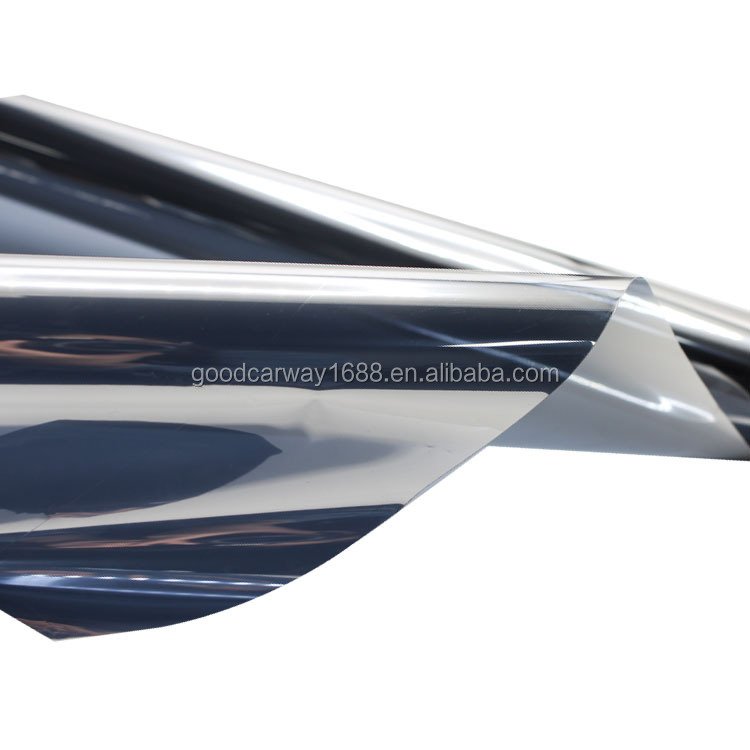Silver Window Tint Film Explosion-proof Safety Window Film Building Glass Film Solar Control Building Decor