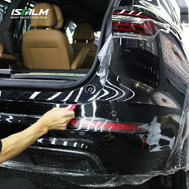 ISF Clear 15 years Warranty TPU Glossy Self Healing 7.5mil Anti Scratch roll Hydrophobic paint protection Film PPF