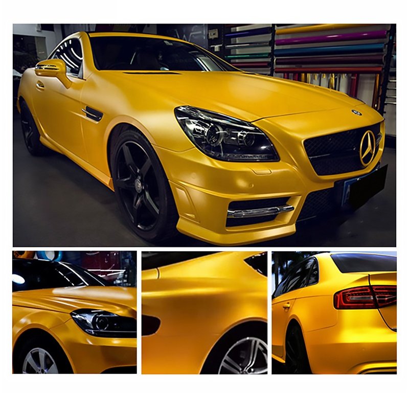 Matte Wrap Vinyl Satin Color Decoration Roll Film Vehicle Auto Sticker Car Wrap Vinyl Roll
