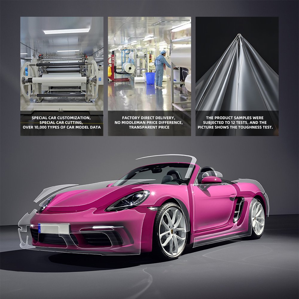 Super Strong Transparent TPU Car Paint Protection Film Self-Healing Anti-Scratch Anti-Yellowing TPH MATT Film