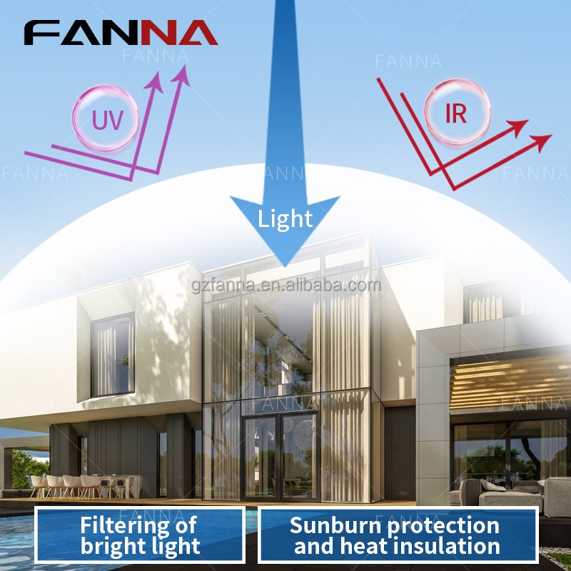 Decorative uv protection window film stickers vinyl wrap one way