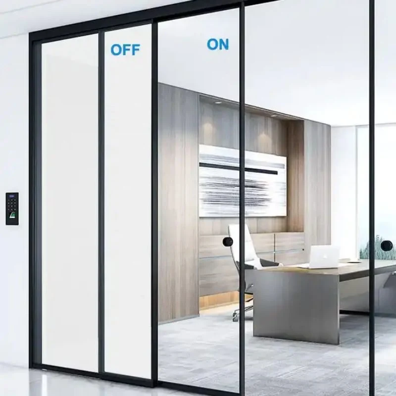 Frosted Privacy White Grey Black Electronically controlled smart film for Residential and Commercial Application