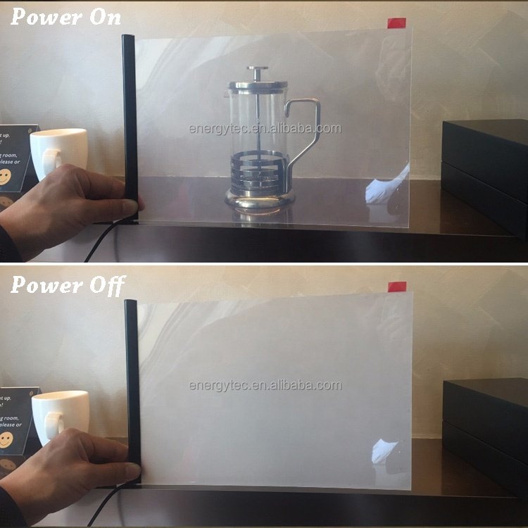PDLC Smart Glass For Office Room Partition Glass Wall Switchable Film Privacy Room PDLC Smart Film for Glass Door