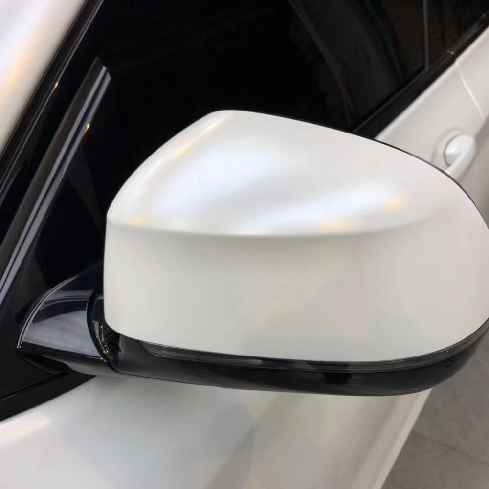 WRAPMASTER 5*56ft Satin Metallic white car Vinyl film Car vinyl Wrapping film