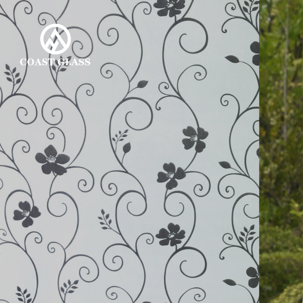 Self-Adhesive PVC Transparent Frosted Glass Window Film for Bathroom Living Room Decor