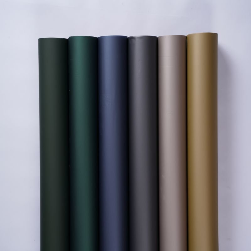 Lonmay China Plain Color series PVC Decorative Film Self Adhesive Interior Film for Furniture