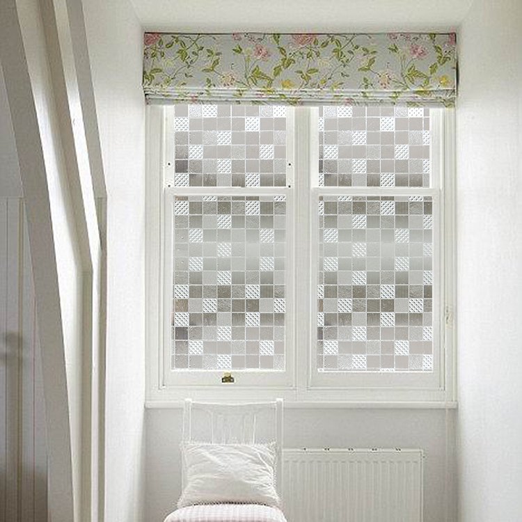 Modern Cubic Matrix Film Anti Water Cling Window