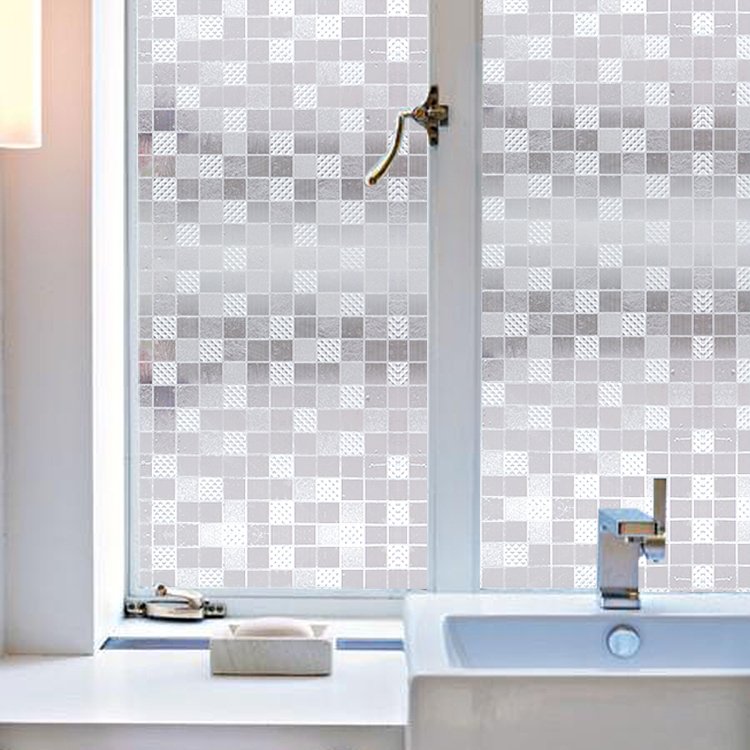 Modern Cubic Matrix Film Anti Water Cling Window