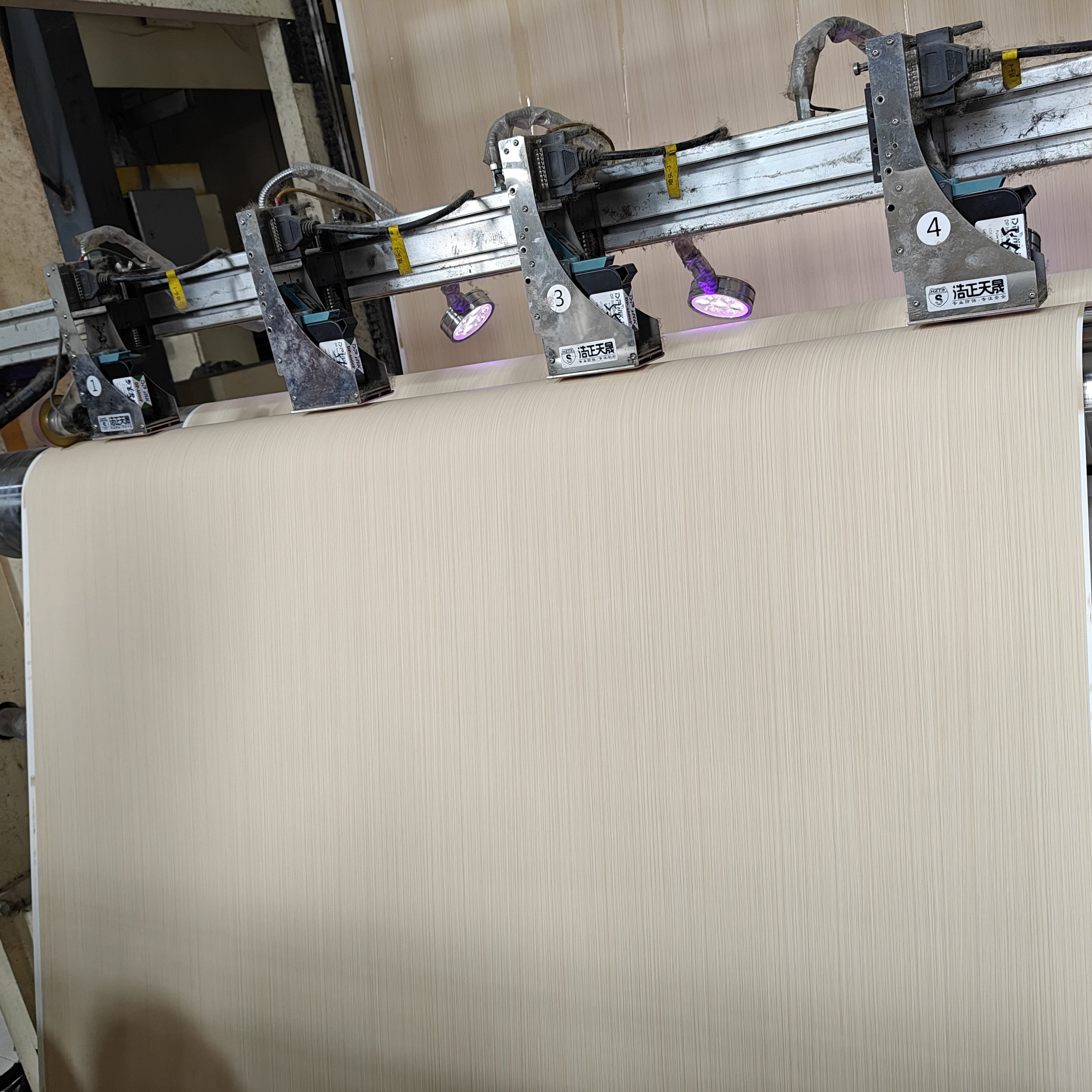 2023 New Design PVC Board Laminated Original Furniture Surface Material decorative Film for Door