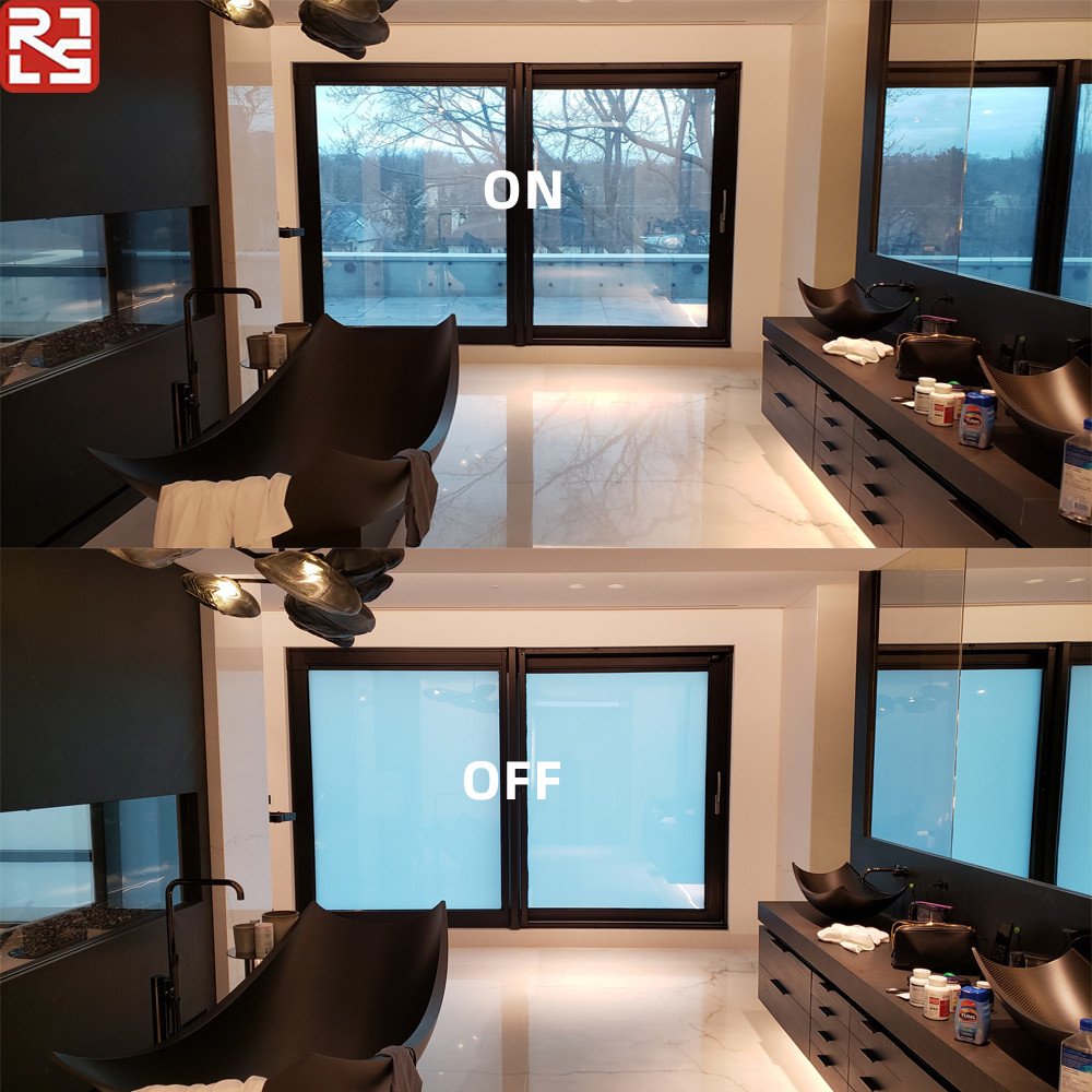 Self-adhesive Switchable Smart Film for privacy protection UV isolation office building safe voltage power saving