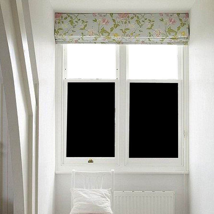 15.7''X78.7'' Blackout Window Film Static Cling Privacy Glass Film