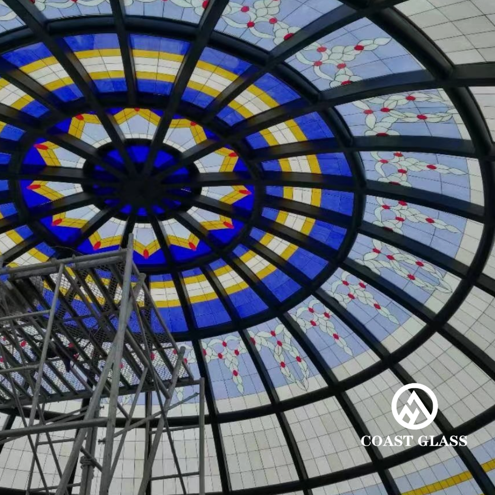 church glass stained glass of customized pattern
