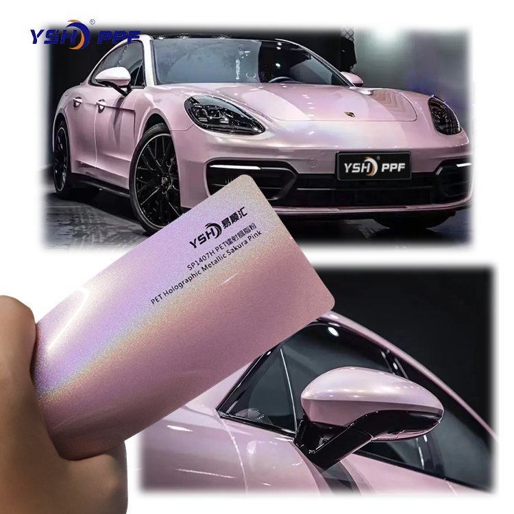 YSH FILM Vehicle OEM Body ppf color PET roll car film anti scratch PET uv wrap vinyl tint car decorative film