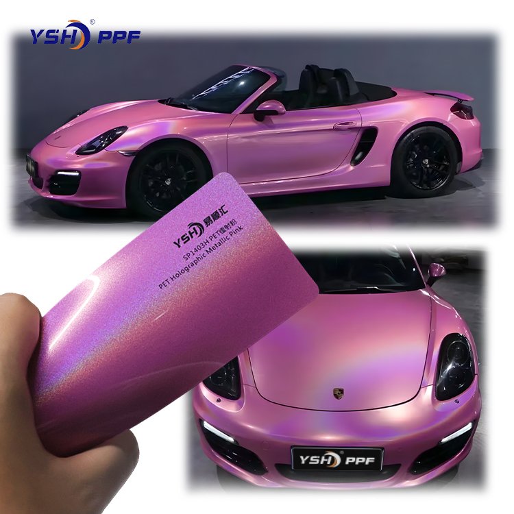 YSH FILM Vehicle OEM Body ppf color PET roll car film anti scratch PET uv wrap vinyl tint car decorative film