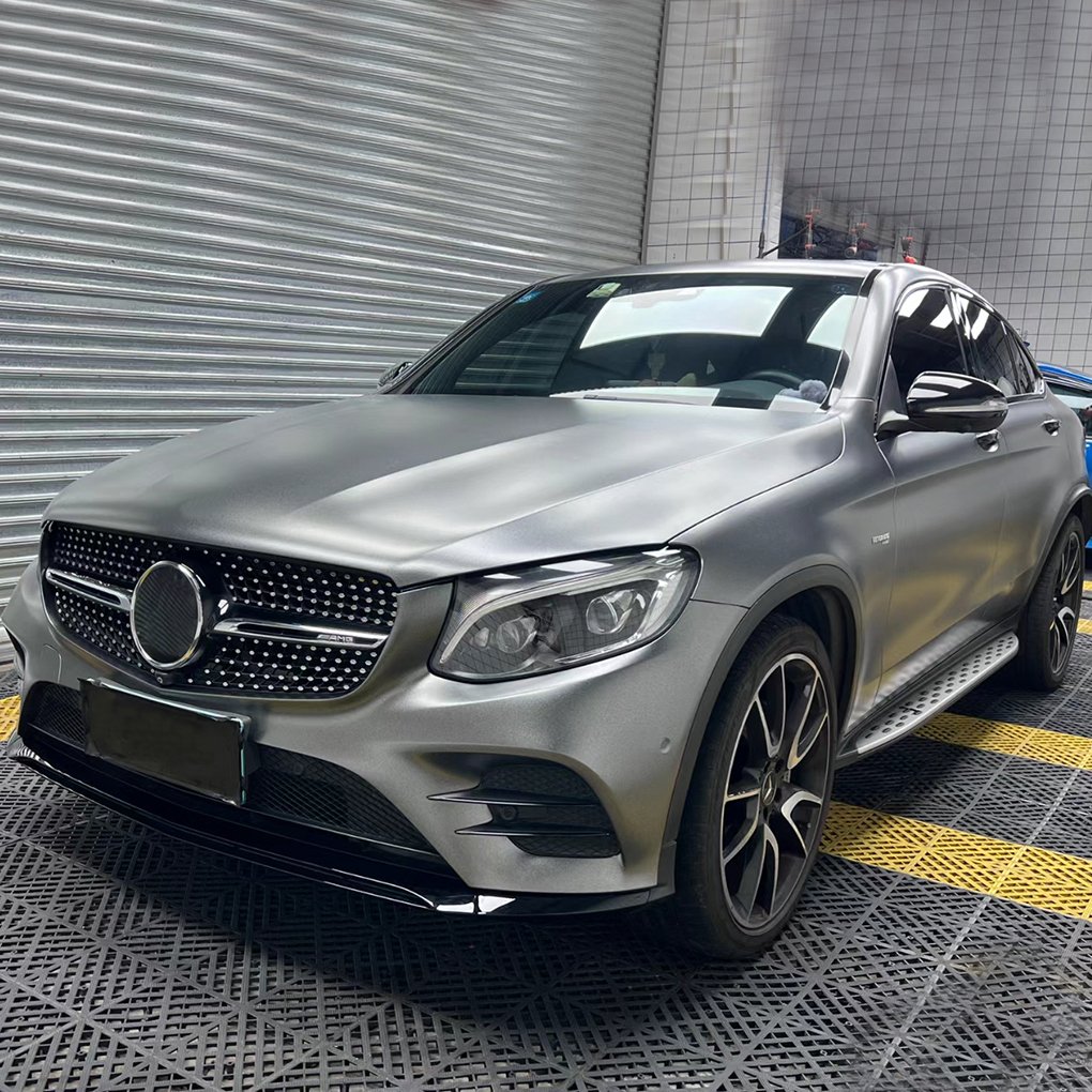 Fanna DJ2005 1.52*18m Matte Metallic Deep Space Grey Car Wrap Auto Decoration Film Roll Vehicle Wrap Car Vinyl Wrap