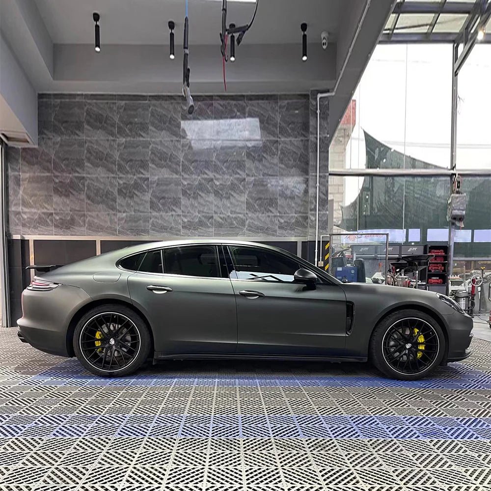 Matte Black Olive Vinyl Wrap car wrap vinyl color OEM Factory price decorative films color-changing car tpu film