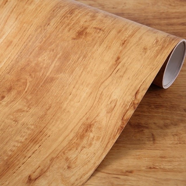 Scratch resistant wooden pvc decorative lamination film for furniture