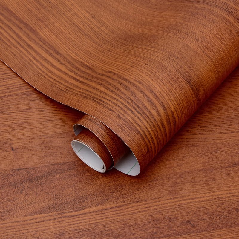 High Quality PVC Wood Grain Film For Furniture Cover Kitchen Cabinet Door Lamination Skin Sold from Factory